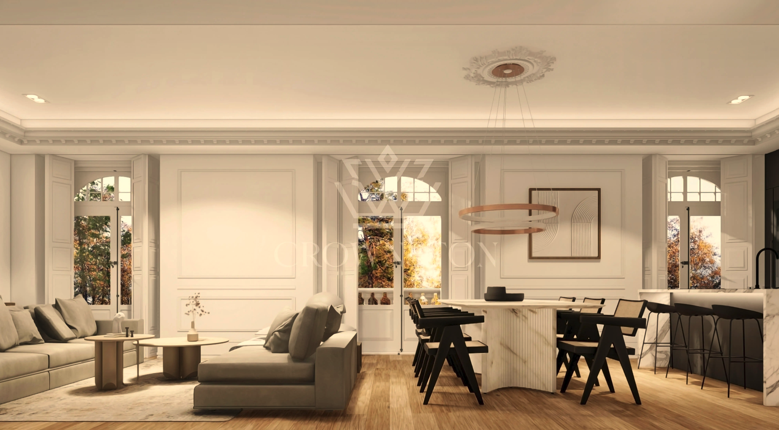 Elegantísimas viviendas en barrio Salamanca, Madrid